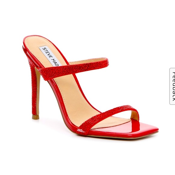 Steve Madden Shoes - Shimmering Red Sandal